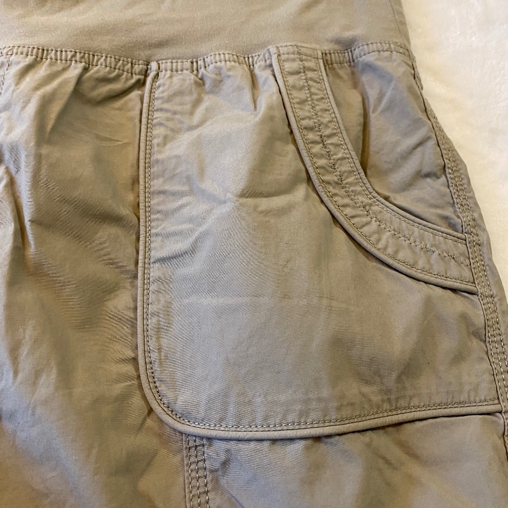 Calvin Klein Performance Women's Woven Rollover-Waist Shorts - Picture 4 of 6